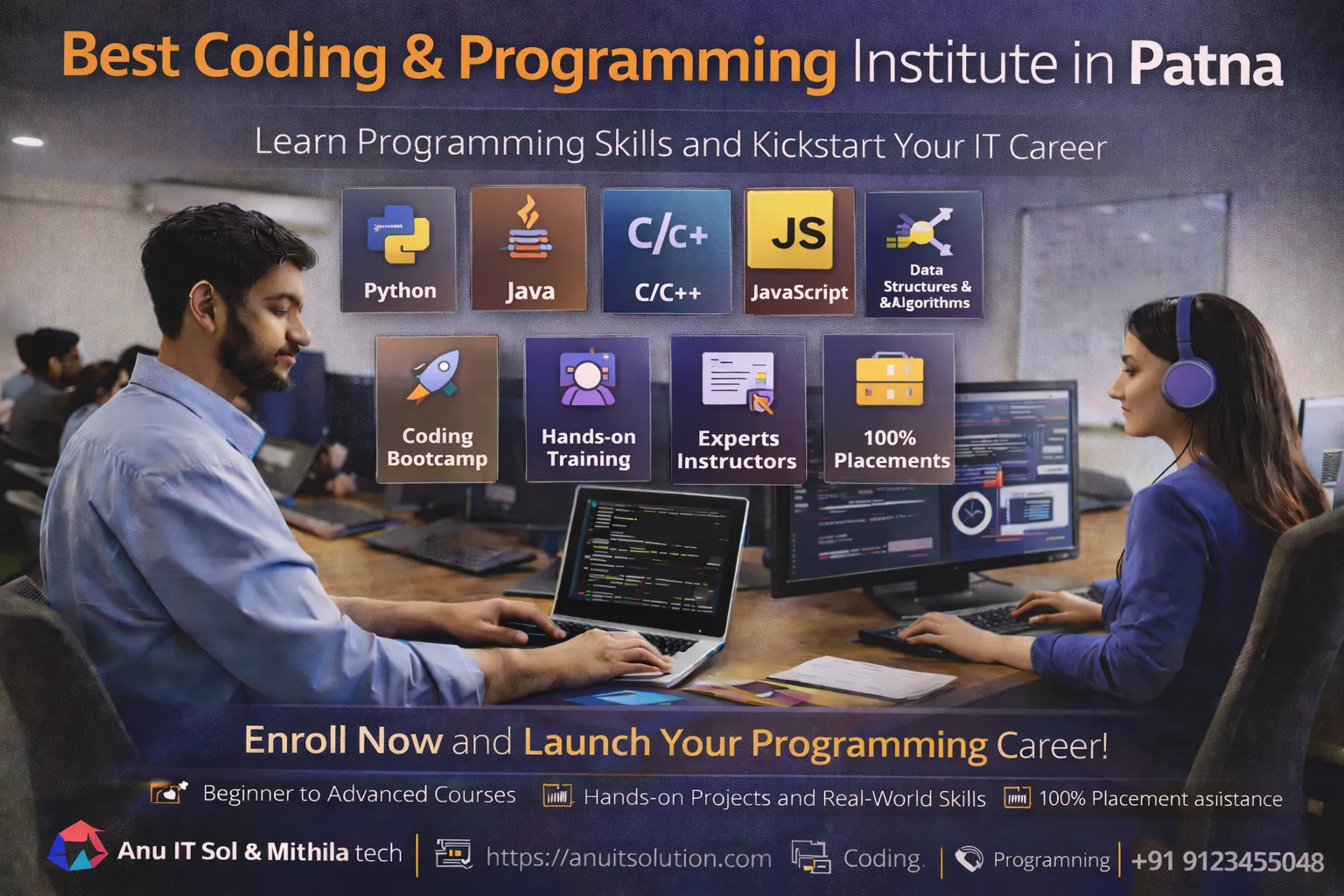 Best Coding & Programming Institute in Patna - Python Java Training