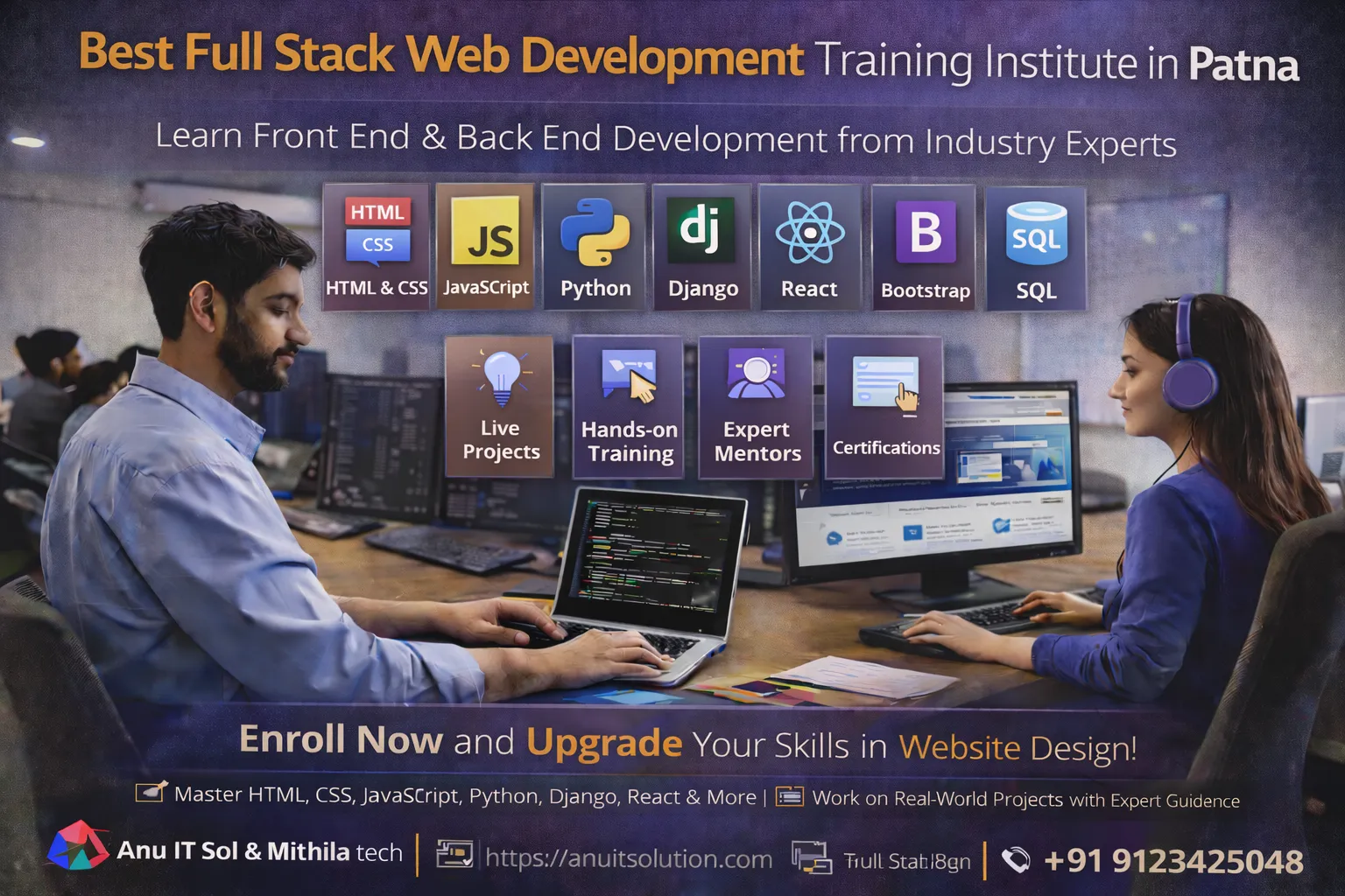 Best Full Stack Web Development Training Institute in Patna