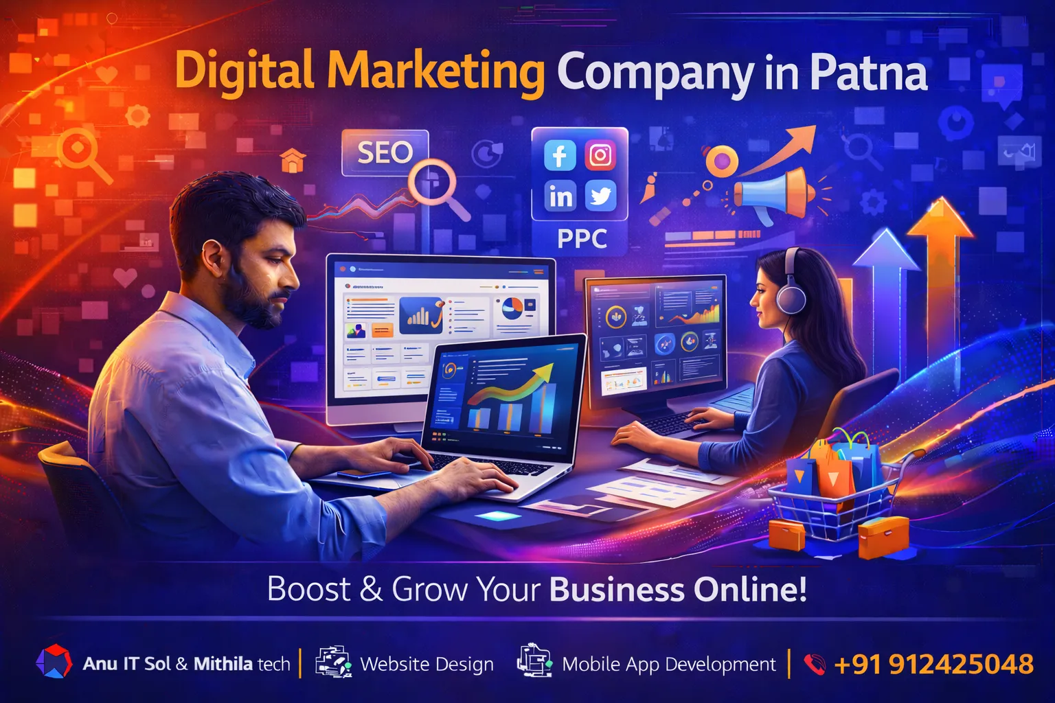 Digital Marketing Company in Patna | SEO, PPC & Social Experts
