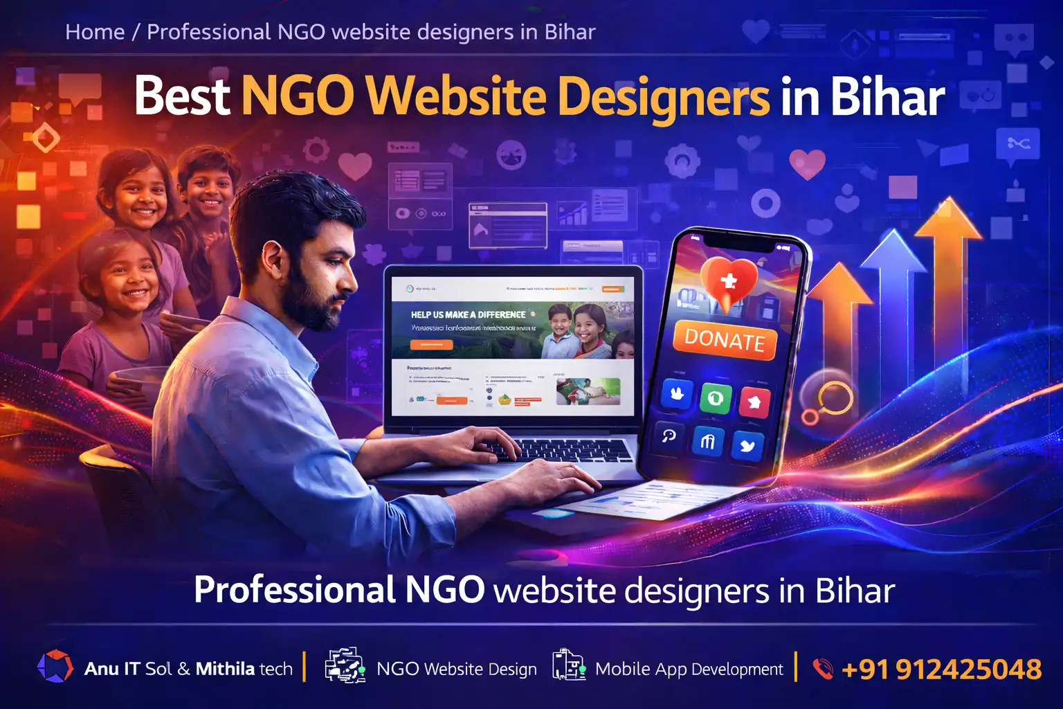 ngo website development company in bihar