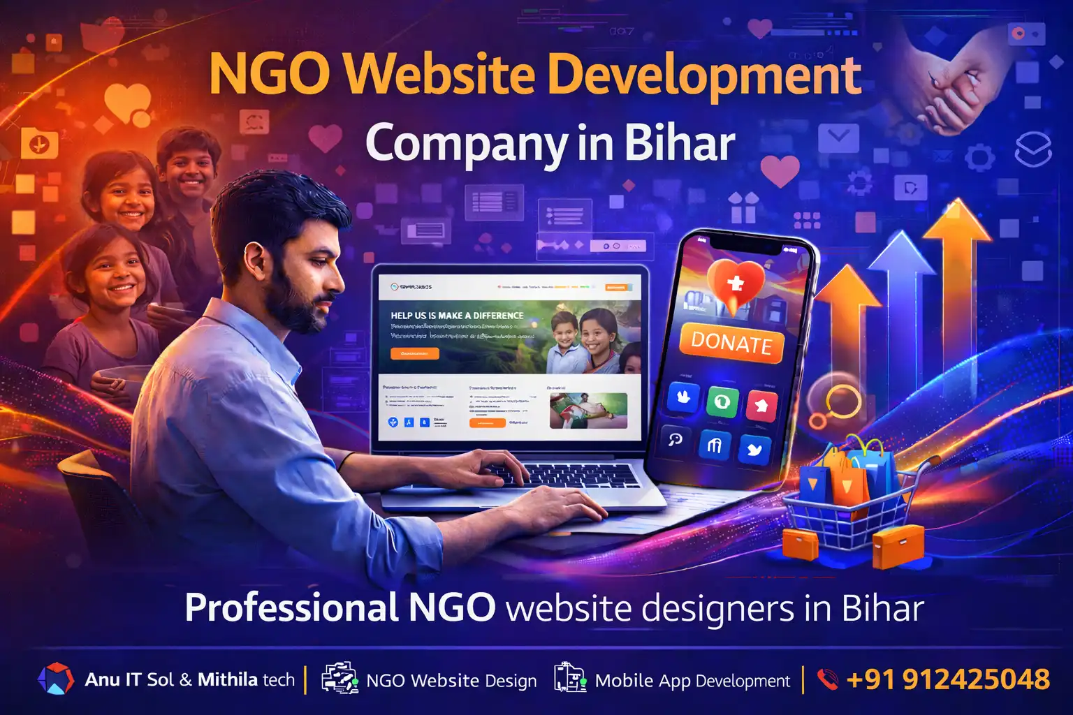 ngo website development company in bihar