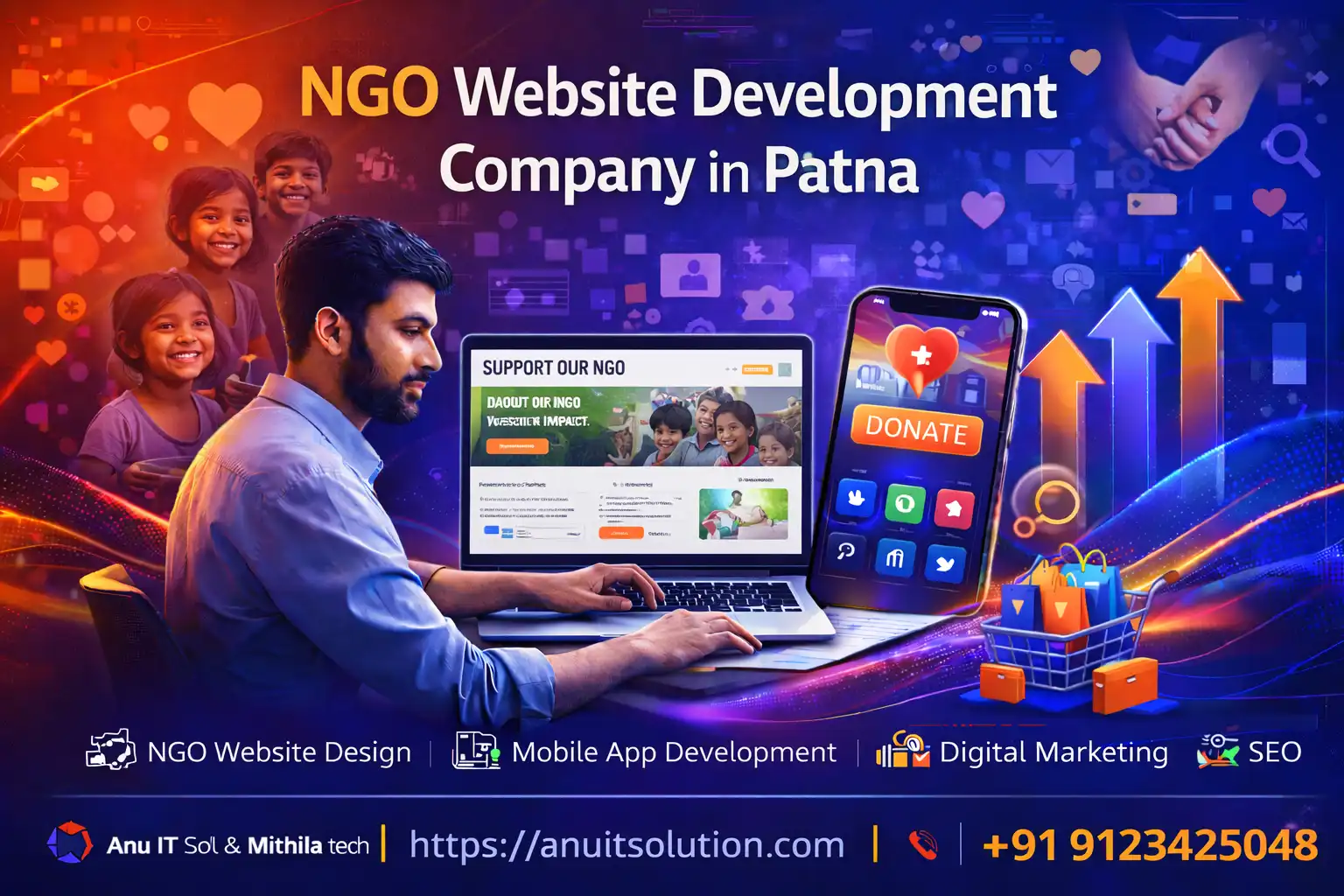 ngo website development company in patna