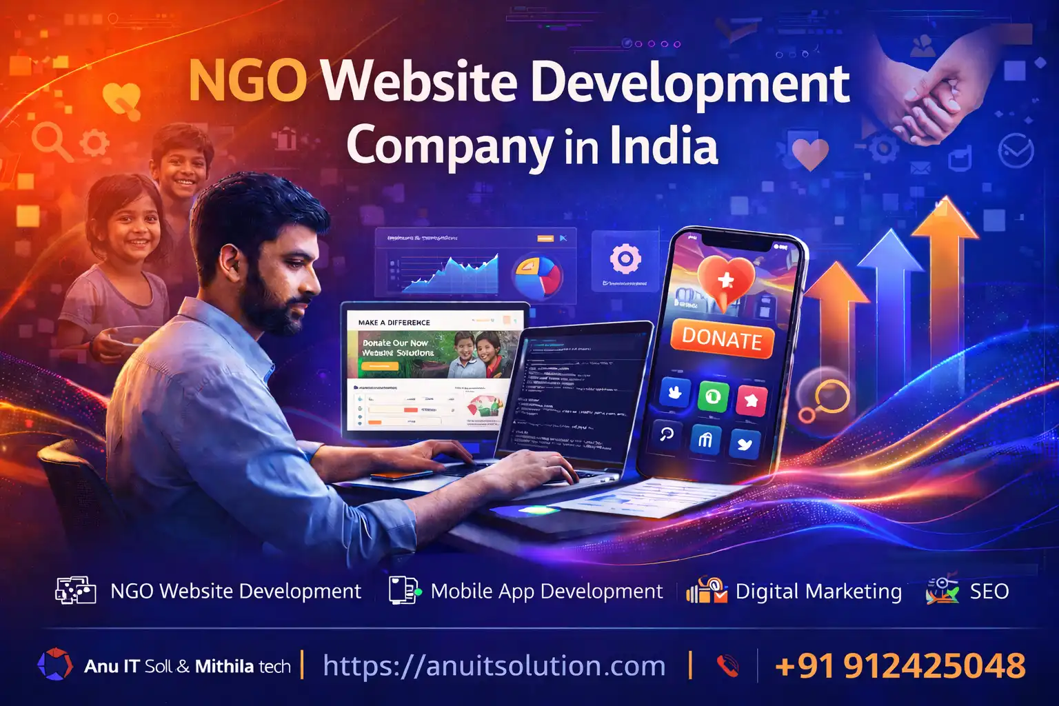NGO Website Development Company in India