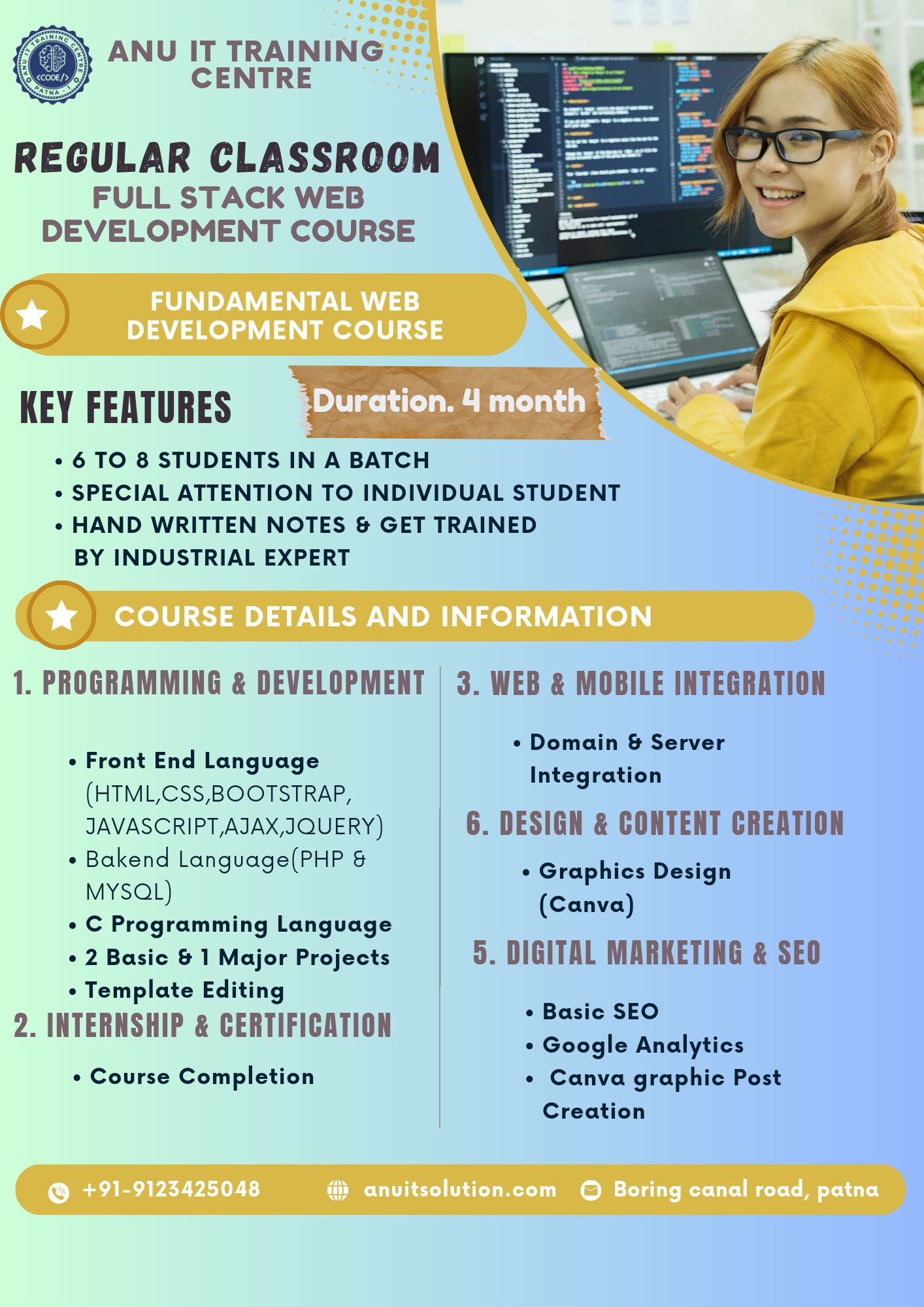 Website design of ngo, ecommerce, school, college, clinic, hostel and hotel 