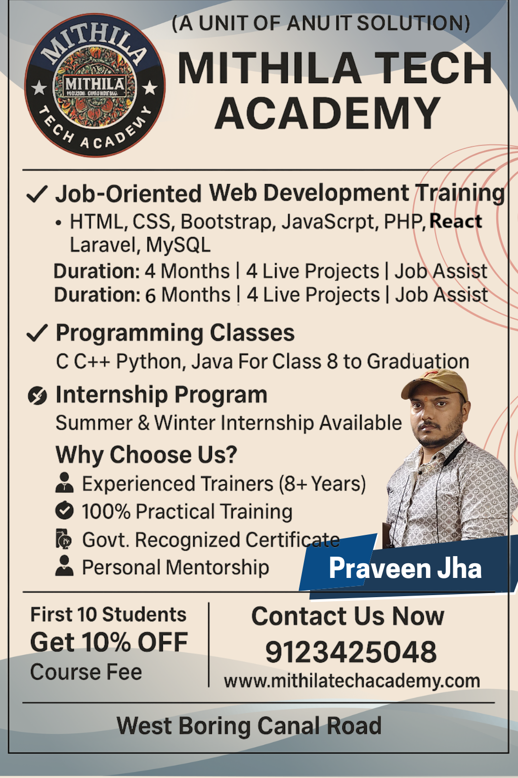 Website design of ngo, ecommerce, school, college, clinic, hostel and hotel 