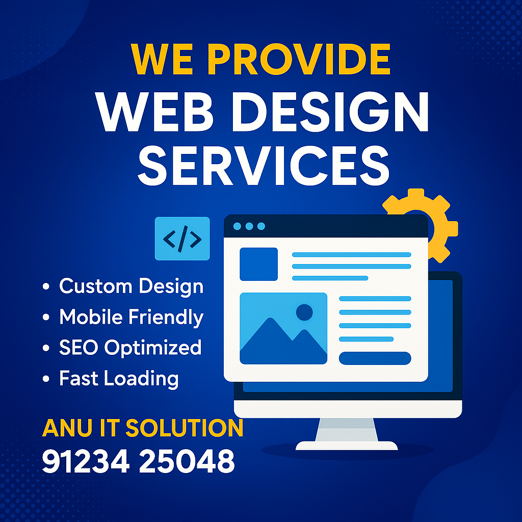 Website design of ngo, ecommerce, school, college, clinic, hostel and hotel 