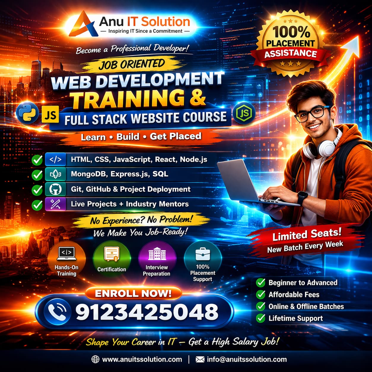 Website development training 