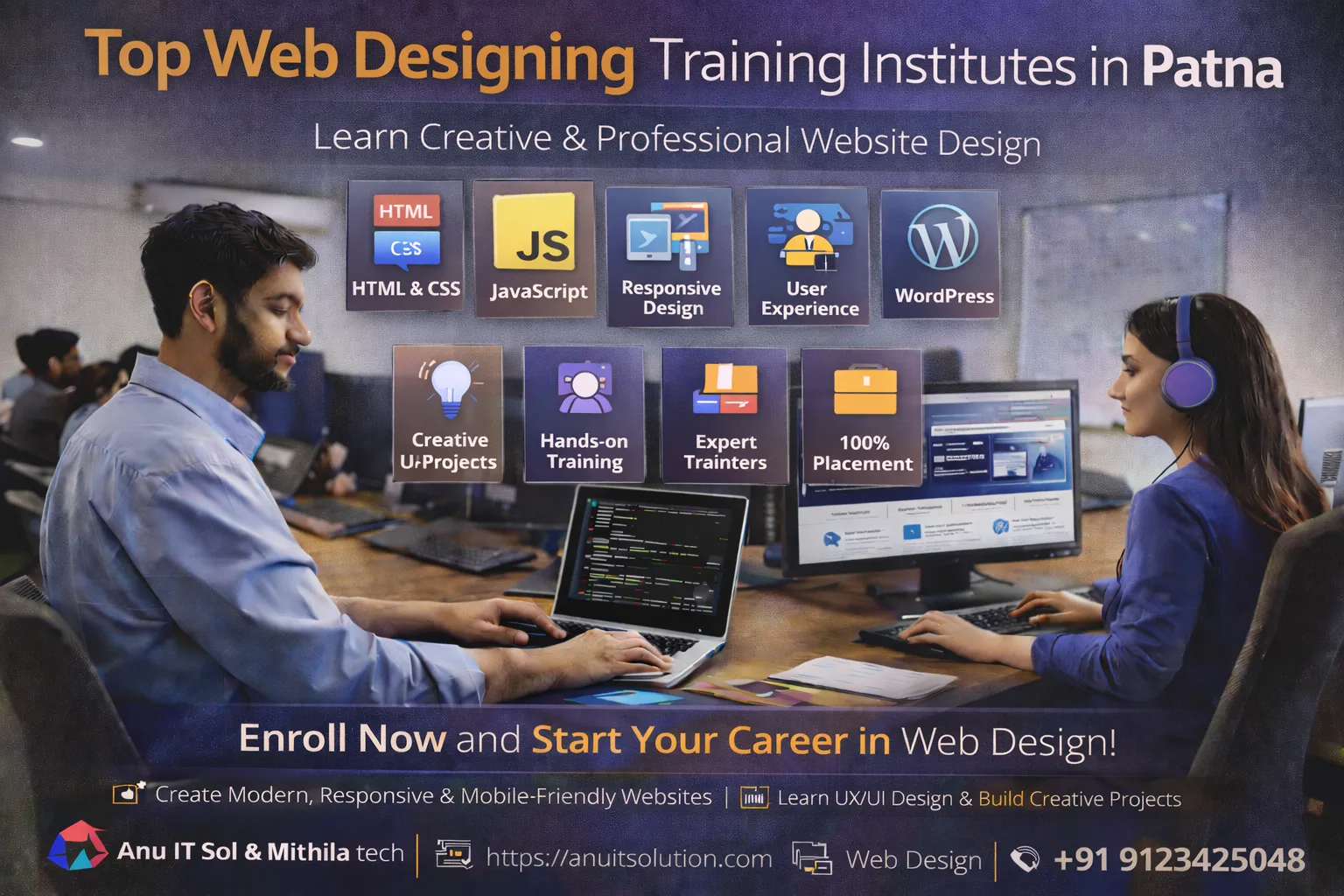 Top Web Designing Training Institutes in Patna